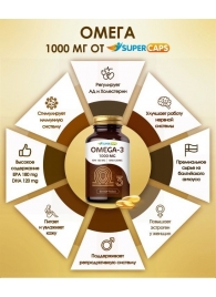 Пищевая добавка SuperCaps OMEGA-3 - 50 капсул (1000 мг) - SuperCaps - купить с доставкой в Калининграде