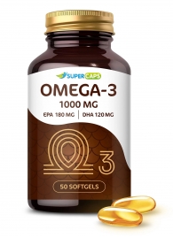 Пищевая добавка SuperCaps OMEGA-3 - 50 капсул (1000 мг) - SuperCaps - купить с доставкой в Калининграде