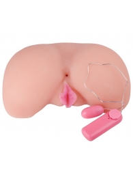 Вагина из кибер-кожи с выносным пультом управления вибрацией - LOVETOY (А-Полимер) - в Калининграде купить с доставкой