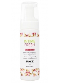 Органическая интимная очищающая пенка Intime Fresh - 150 мл. - Exsens - купить с доставкой в Калининграде