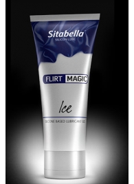 Силиконовая гель-смазка FLIRT MAGIC Ice с лёгким пролонгирующим эффектом - 75 мл. - Sitabella - купить с доставкой в Калининграде