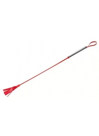 Красный латексный стек с лентами - 62 см. - Sitabella - купить с доставкой в Калининграде