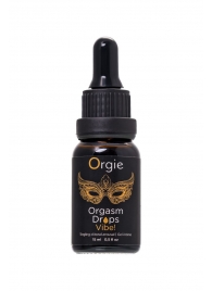 Возбуждающий гель для клитора ORGIE Orgasm Drops Vibe - 15 мл. - ORGIE - купить с доставкой в Калининграде
