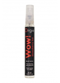 Оральный спрей ORGIE Wow! Strawberry Ice Blowjob Spray с охлаждающим и возбуждающим эффектом - 10 мл. - ORGIE - купить с доставкой в Калининграде