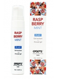 Возбуждающий гель Raspberry Mint с ароматом малины и мяты - 15 мл. - Exsens - купить с доставкой в Калининграде