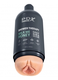 Телесный мастурбатор-вагина Shower Therapy Milk Me Honey - Pipedream - в Калининграде купить с доставкой