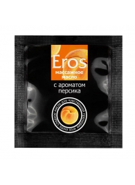 Саше массажного масла Eros exotic с ароматом персика - 4 гр. - Биоритм - купить с доставкой в Калининграде