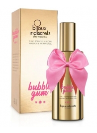 Гель с ароматом жвачки Bubblegum 2-in-1 Scented Silicone Massage And Intimate Gel - 100 мл. - Bijoux Indiscrets - купить с доставкой в Калининграде