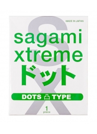 Презерватив Sagami Xtreme Type-E с точками - 1 шт. - Sagami - купить с доставкой в Калининграде