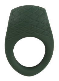 Зеленое эрекционное виброкольцо Luxurious Vibro Cock Ring - Orion - в Калининграде купить с доставкой