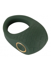 Зеленое эрекционное виброкольцо Luxurious Vibro Cock Ring - Orion - в Калининграде купить с доставкой