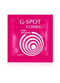 Стимулирующий интимный крем для женщин Cosmo G-spot - 2 гр. - Биоритм - купить с доставкой в Калининграде