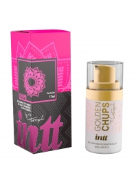 Возбуждающий гель Golden Chups с малиновым ароматом - 17 мл. - INTT - купить с доставкой в Калининграде