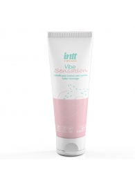 Лубрикант на водной основе Vibe Sensation с клубничным вкусом и легким вибрирующим эффектом - 50 гр. - INTT - купить с доставкой в Калининграде