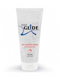Лубрикант на водной основе Just Glide Strawberry с ароматом клубники - 200 мл. - Orion - купить с доставкой в Калининграде