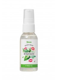 Съедобная гель-смазка Yovee «Мятный поцелуй» с Д-пантенолом и вкусом мяты - 50 мл. - ToyFa - купить с доставкой в Калининграде