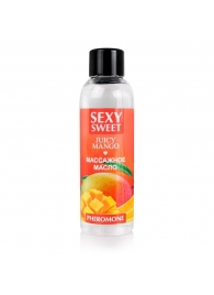 Массажное масло Sexy Sweet Juicy Mango с феромонами и ароматом манго - 75 мл. - Биоритм - купить с доставкой в Калининграде