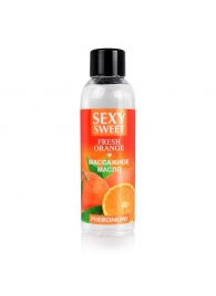 Массажное масло Sexy Sweet Fresh Orange с ароматом апельсина и феромонами - 75 мл. - Биоритм - купить с доставкой в Калининграде