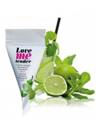 Съедобное согревающее массажное масло Love Me Tender Mojito с ароматом мохито - 10 мл. - Love to Love - купить с доставкой в Калининграде