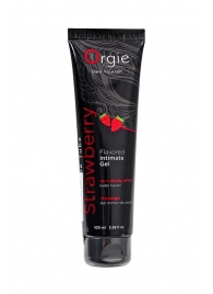 Интимный гель на водной основе Lube Tube Strawberry с клубничным вкусом - 100 мл. - ORGIE - купить с доставкой в Калининграде