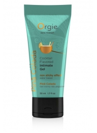 Съедобный интимный гель Orgie Lube Tube Cocktail Pina Colada - 50 мл. - ORGIE - купить с доставкой в Калининграде