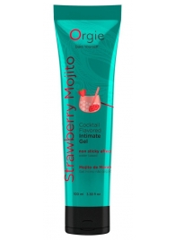 Съедобный интимный гель Orgie Lube Tube Cocktail Strawberry Mojito - 100 мл. - ORGIE - купить с доставкой в Калининграде