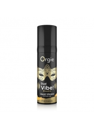 Съедобный гель Dual Vibe Pina Colada с эффектом вибрации и вкусом коктейля пина колада - 15 мл. - ORGIE - купить с доставкой в Калининграде