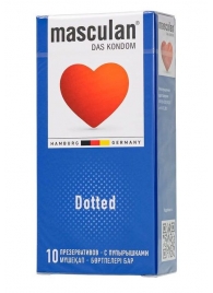 Презервативы с пупырышками Masculan Dotted - 10 шт. - Masculan - купить с доставкой в Калининграде