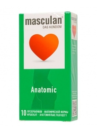 Презервативы анатомической формы Masculan Anatomic - 10 шт. - Masculan - купить с доставкой в Калининграде