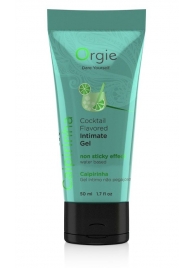 Съедобный интимный гель Orgie Lube Tube Cocktail Caipirinha - 50 мл. - ORGIE - купить с доставкой в Калининграде