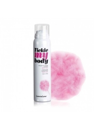 Массажная хрустящая пенка Tickle My Body Cotton Candy с ароматом сладкой ваты - 150 мл. - Love to Love - купить с доставкой в Калининграде