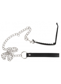 Зажим для половых губ с поводком Pussy Clamp With A Leash - Orion - купить с доставкой в Калининграде