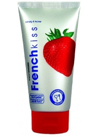 Съедобный лубрикант Frenchkiss с ароматом клубники - 75 мл. - Joy Division - купить с доставкой в Калининграде