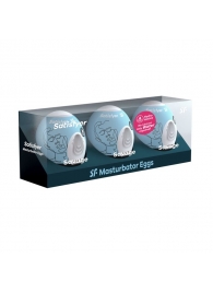 Набор из 3 мастурбаторов-яиц Satisfyer Savage - Satisfyer - в Калининграде купить с доставкой