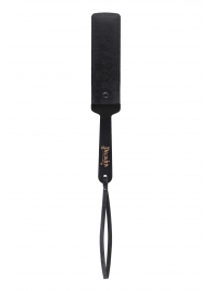 Черный кожаный пэддл - 37 см. - Pecado - купить с доставкой в Калининграде