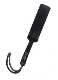 Черный кожаный пэддл - 37 см. - Pecado - купить с доставкой в Калининграде