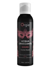 Хрустящая пенка для массажа Orgie Acqua Croccante Sakura с ароматом сакуры - 150 мл. - ORGIE - купить с доставкой в Калининграде