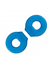 Комплект из двух колец для пениса 2-Pack Ultra-Stretch Stamina Endurance Ring - BlueLine - в Калининграде купить с доставкой
