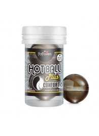 Анальный лубрикант на масляной основе Hot Ball Plus Conforto (2 шарика по 3 гр.) - HotFlowers - купить с доставкой в Калининграде