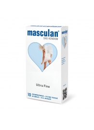 Ультратонкие презервативы Masculan Ultra Fine с обильной смазкой - 10 шт. - Masculan - купить с доставкой в Калининграде