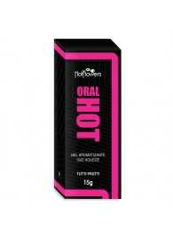 Гель для оральных ласк Oral Hot с согревающим эффектом - 15 гр. - HotFlowers - купить с доставкой в Калининграде