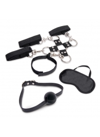 Набор для фиксации из 7 предметов Hogtie   Ball Gag Kit - Lux Fetish - купить с доставкой в Калининграде