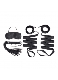 Эротический набор 4PC Bondage Bed Strap   Flogger Kit - Lux Fetish - купить с доставкой в Калининграде