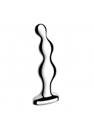 Стальной анальный фаллоимитатор для простаты Stainless Steel Anal Beads - 13 см. - b-Vibe - в Калининграде купить с доставкой