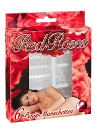 Набор из 6 насадок с шипиками Red Roses - Orion - в Калининграде купить с доставкой