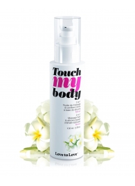 Силиконовый лубрикант 2-в-1 Touch My Body с ароматом моной - 100 мл. - Love to Love - купить с доставкой в Калининграде