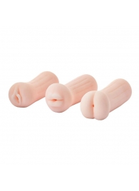 Набор из 3 мастурбаторов The Girl Next Door Tina - Dream Toys - в Калининграде купить с доставкой