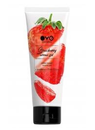 Лубрикант на водной основе OYO Aroma Gel Strawberry с ароматом клубники - 75 мл. - OYO - купить с доставкой в Калининграде
