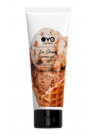Лубрикант на водной основе OYO Aroma Gel Ice Cream с ароматом пломбира - 75 мл. - OYO - купить с доставкой в Калининграде