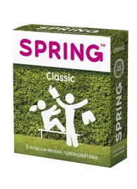 Классические презервативы SPRING CLASSIC - 3 шт. - SPRING - купить с доставкой в Калининграде